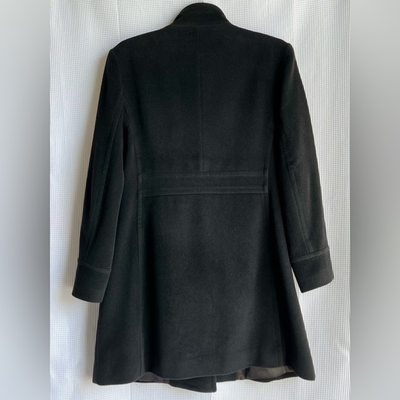 Marshall Field’s / Mid Length, Black Wool Coat / Size 16 - Picture 3 of 8